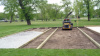 Laying out courts 3 & 4 May 2006