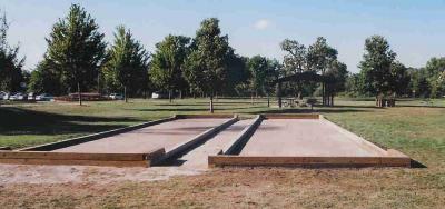Bocce Courts built in 2005